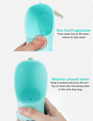 Kalimdor Bouteille eau chien design compact et léger pour sac à dos.