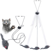 Kalimdor jouet chat plume suspendu pour stimulation et divertissement intérieur.
