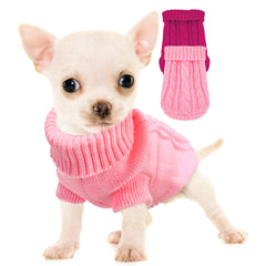 Pull col roulé Kallfir's cutie XXS, idéal pour garder petit chien au chaud.