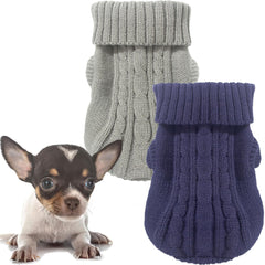 Kallfir's cutie pull XXS rose : pull chaud pour petit chien en hiver.