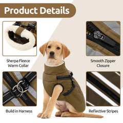 Doublure polaire du manteau pour chien KAMA BRIDAL, chaleur douce en extérieur.