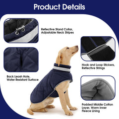 Kama Bridal manteau hivernal chien doublure polaire, chaleur douce pour les promenades.
