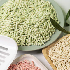 I AM TOFU - granulés compacts pour prise rapide et nettoyage facile.