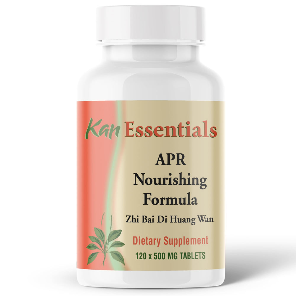 Kan Herbs APR Formule Nourrissante — bouteille claire, soutien potentiel au bien-être des chiens et chats
