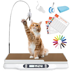 Kanmeii balance pour animaux, plateau de pesée précis pour chiens et chats.