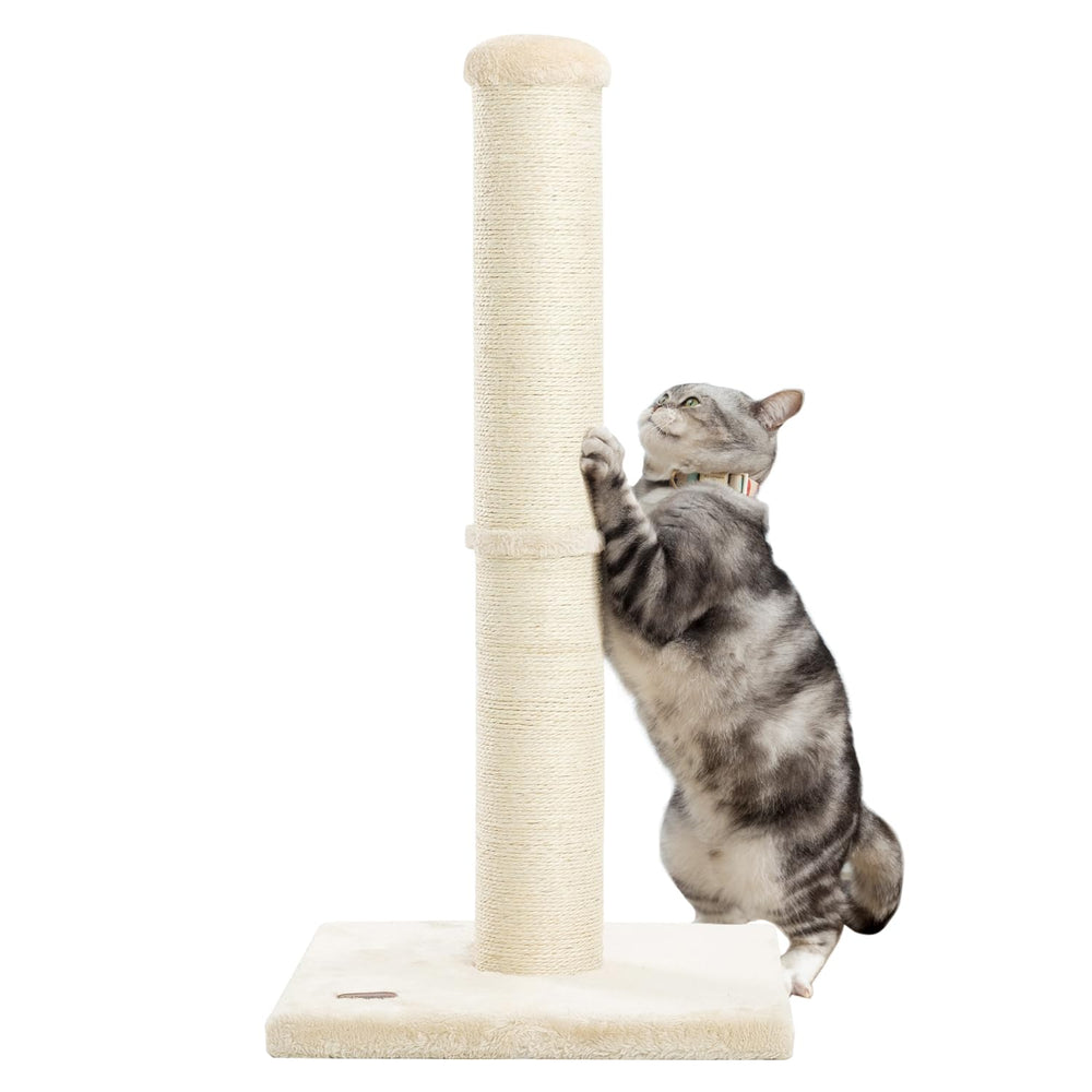 Karolpar griffoir-chat 34pouces – vue d'ensemble avec base robuste pour chats