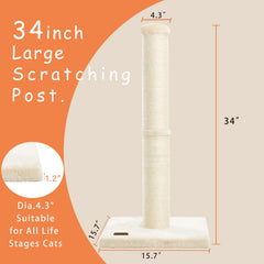 Karolpar griffoir-chat-sisal-naturel – gros plan sur la corde stimulante