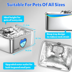 Corps en inox 304 Kastty, sûr et durable pour l'eau quotidienne.