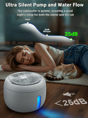 Kastty fontaine-chat-filtration-4-niveaux: eau plus propre grâce à une filtration efficace.