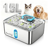 Kastty fontaine eau chien 15L, grande capacité pour hydrater plusieurs animaux