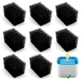 Éponges pré-filtre Katlikatqi pour fontaine chat 2,5 L, filtration simple pour eau plus claire.