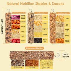 KATUMO friandises naturelles pour perroquets – saveurs variées.