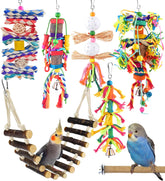 KATUMO jouets oiseaux — variété colorée stimulant l’attention et l’exploration.