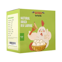KAYHEN larves noire seches 5lb – emballage fermable pour préserver fraîcheur et goût.