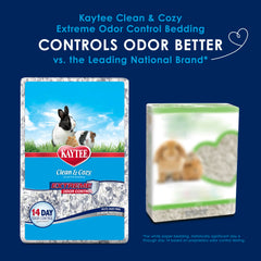 Kaytee Clean & Cozy, absorption élevée pour habitat sec et confortable.