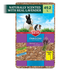 Kaytee Clean & Cozy boutons de lavande reels pour habitat frais et naturel.