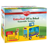 Kaytee CritterTrail Off-To-School avec roues réelles pour des jeux après les cours.