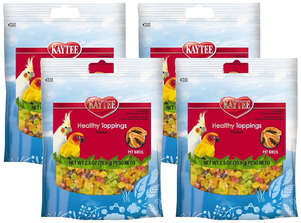 Kaytee Fiesta Garnitures pour oiseaux, papaye séchée, idéal pour récompenser et renforcer le lien.