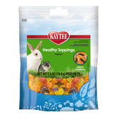 Kaytee Fiesta Toppings Papaye dans bol, idéal pour récompenser et varier l'alimentation.