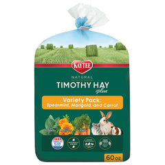 Kaytee Foin Timothy Menthe Poivrée : texture aromatique qui stimule l'appétit des petits compagnons.
