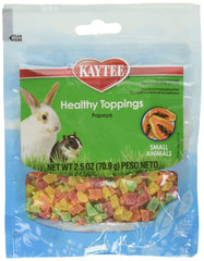 Kaytee Healthy Toppings Papaye – lot de 6, friandise naturelle pour petits animaux et entraînement.