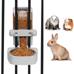 Kenond distributeur automatique suspendu pour animaux, alimentation pratique en cage.