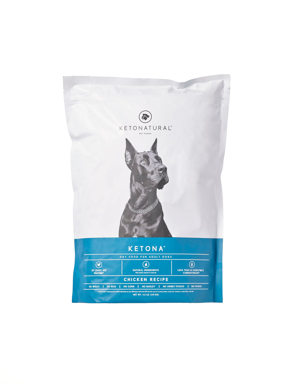 Ketona emballage poulet pour chien adulte, pratique et facile à stocker
