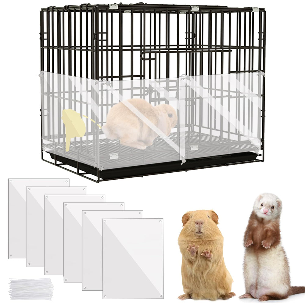 Liner KEYIDE en PVC pour cage animale, transparent et observable.
