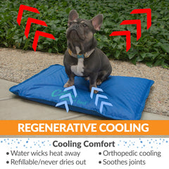K&H Pet Products Cool Bed III, valve-air reglable pour ajuster le confort.
