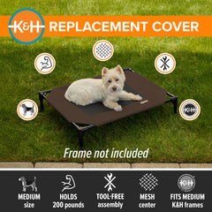 K&H Original Pet Cot – installation rapide sans outil pour intérieur et extérieur.