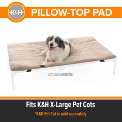 Coussin oreiller pour cot chiens K&H Pet Products, moelleux et durable.