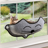 K&H EZ Mount Kitty Face, perchoir fenêtre pour observer dehors et se détendre.
