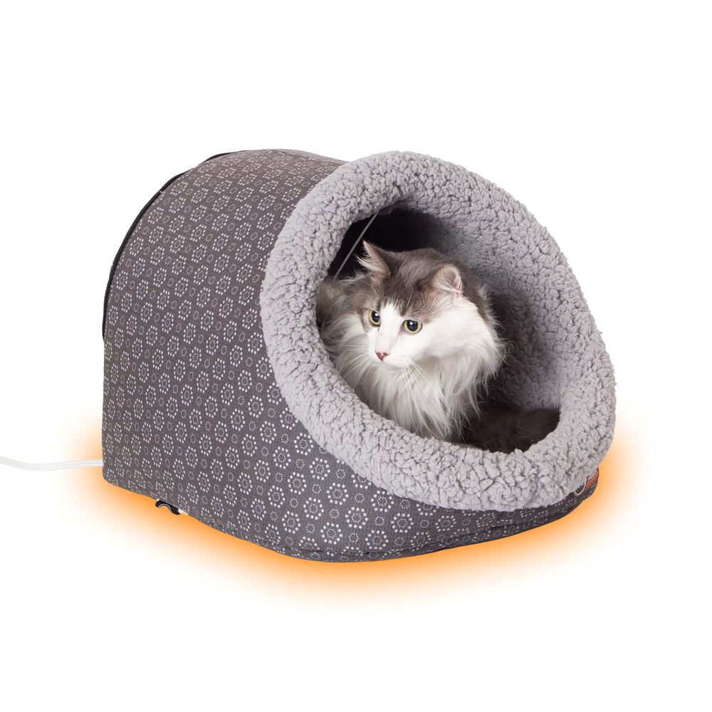 K&H Thermo-Pet Cave: chat dans une cave chauffante ouverte pour un confort immédiat