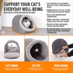 K&H Thermo-Pet Cave: intérieur en fleece ultra doux pour un repos cosy