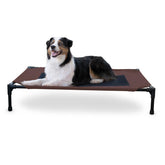 K&H lit-cot exterieur chocolat, endroit frais pour chien.