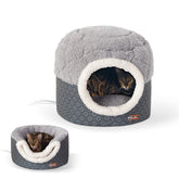 K&H Pet Products: nid-chaleur-chat-cave, refuge privé et confortable.