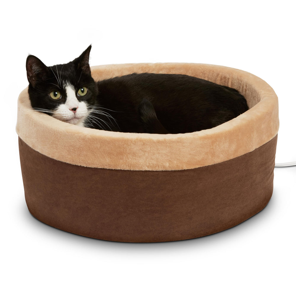 K&H Thermo-Kitty Bed vue générale, lit chauffant pour chats et chiens rassurant