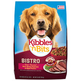 Kibbles 'n Bits Bistro croquettes boeuf au four pour chien adulte.