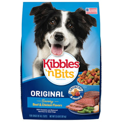Kibbles ’n Bits Original, sac 3,5 lb, pratique pour les repas quotidiens de votre chien.