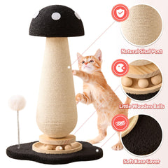 Kicari champignon-design décore élégamment votre espace tout en amusant le chat.