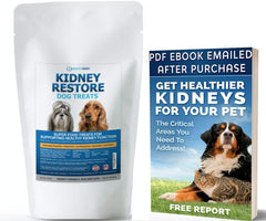 Kidney Restore croquettes rénales au poulet, snack savoureux pour les reins canins.