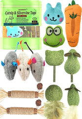 Souris en peluche Kidpet, cataire, stimulation ludique et enrichissement quotidien.