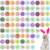 Kigeli noeud de collier Paques oeufs colorés pour chien, allure festive et élégante.