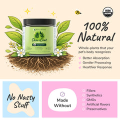 Kin+Kind Peau et Pelage, formulation vétérinaire, soutien quotidien des soins.