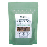 King Lou cœurs de canard lyophilisés emballage, friandise naturelle pour chiens et chats.
