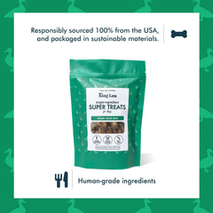 King Lou Pets une seule ingrédient, friandise simple et naturelle.