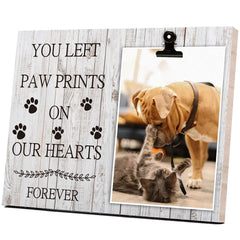 Cadre KINGNOW pour photo 4x6; idéal pour afficher le souvenir d un animal.