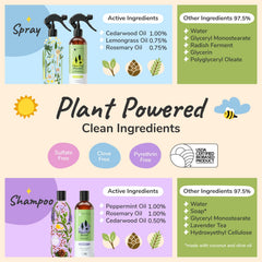 Kin+Kind shampoo-ingredients-naturels : formulation à base d'ingrédients naturels.