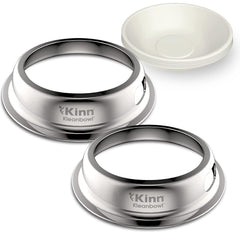 Bol Kinn Kleanbowl en cadre inox robuste pour repas propres en déplacement.