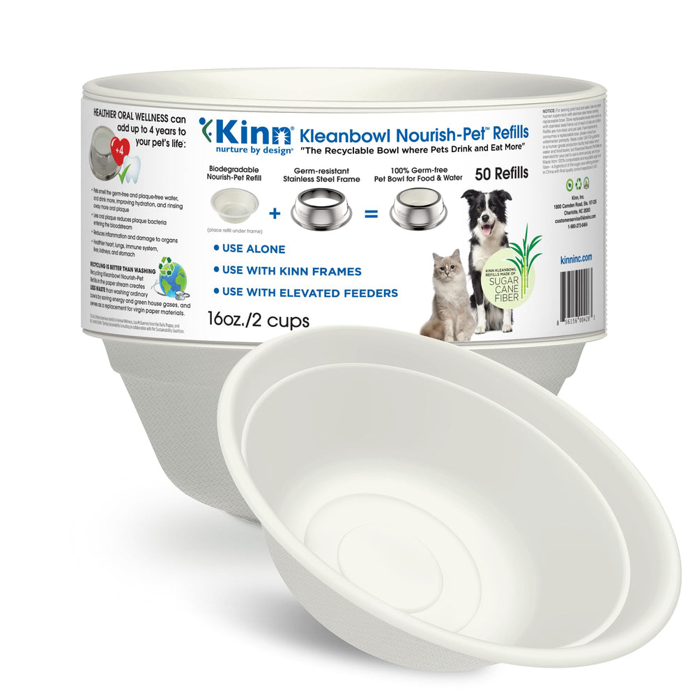 Kinn Kleanbowl: lot de 50 bols 16 oz, idéal pour voyages et garde.